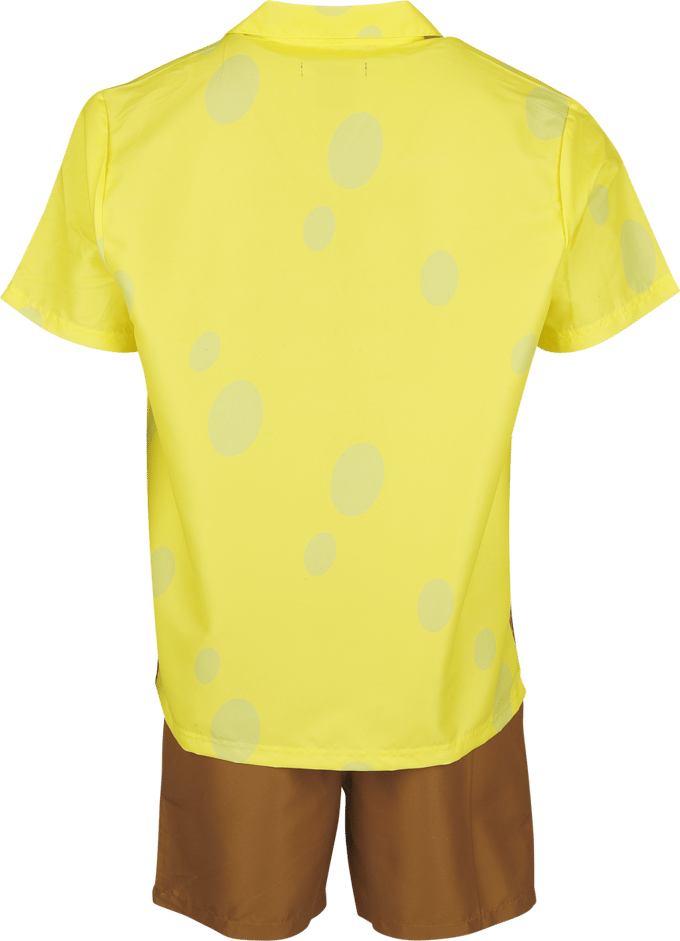 Suitmeister SpongeBob™ - Heren Zomer Set - BIkinibroek - Squarepants - Carnavalskleding - Geel - Maat XXL