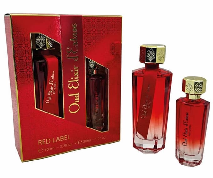Linn Young -Oud Elixir d'Extase Red Label Giftset- Eau de parfum 100ml + 30ml