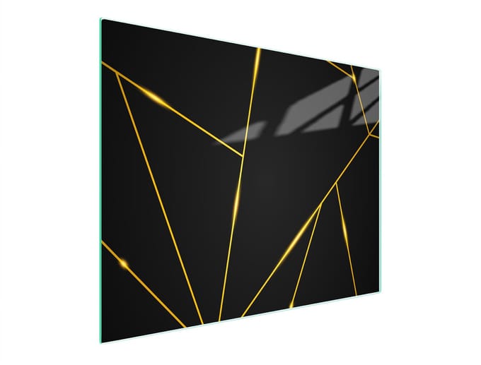 TMK ArtDeko - Snijplank - 52x30 cm - Zwart - Gelaagd Glas