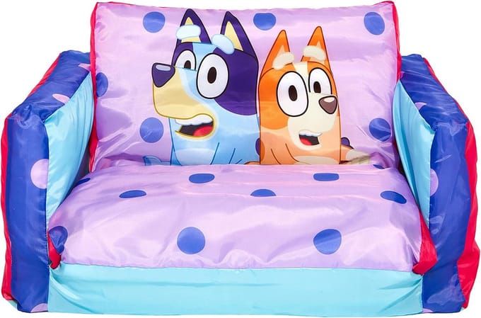 2-in-1 Opblaasbare Bank en Ligstoel voor Kinderen - Compact en Comfortabel