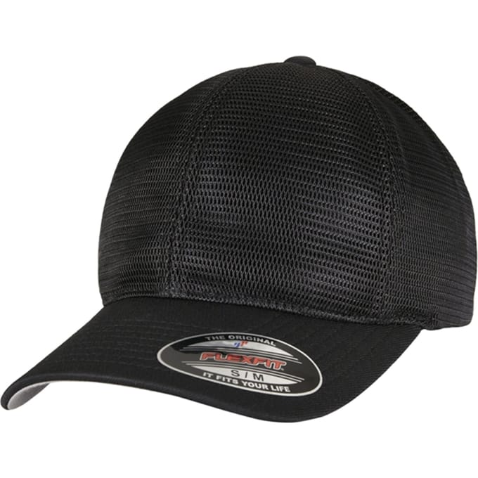 Flexfit 360 Omnimesh Dop (Zwart)