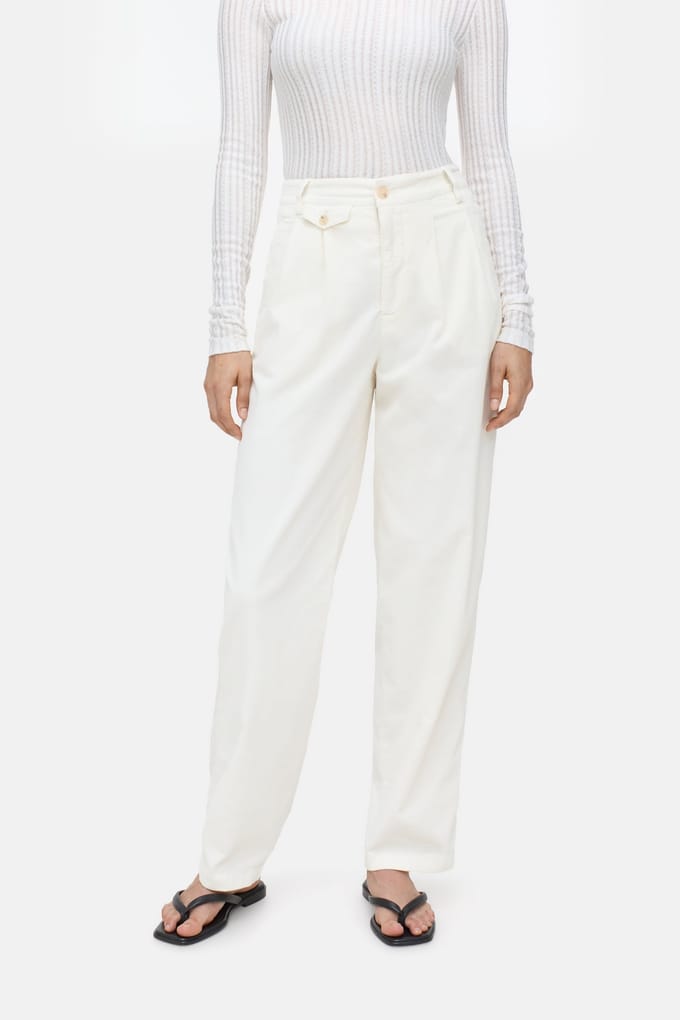 Closed Rhoone Pants Ivory Taglia: W30L32 | Pantaloni da completo Outlet | Donna | Bianco