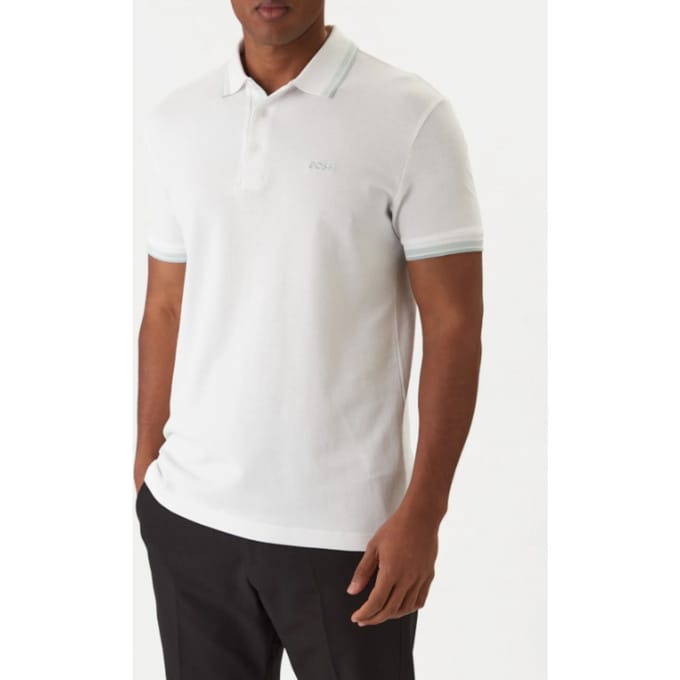 Hugo Boss poloshirt korte mouw wit