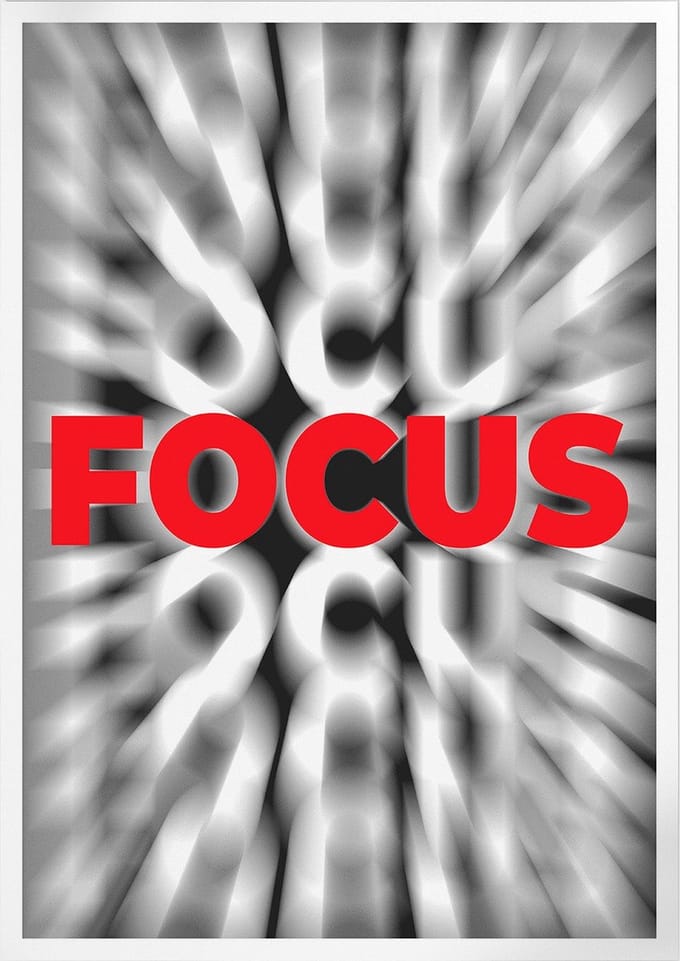 Focus (Motivatie & Inspiratie) | Poster | B2: 50 x 70 cm