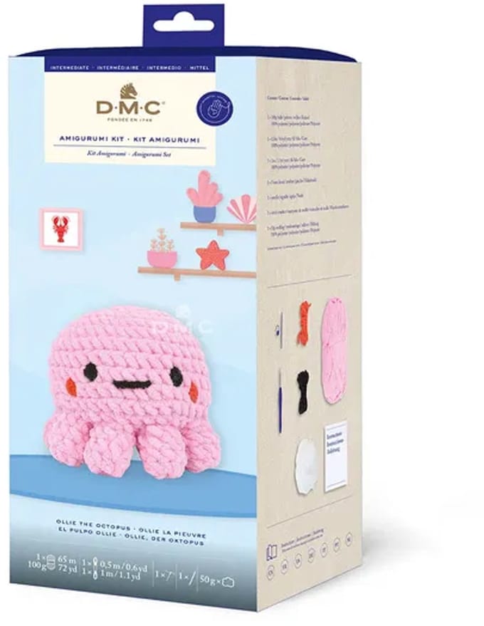 DMC Amigurumi XXL kit dieren haken 13cm - Octopus - 1st