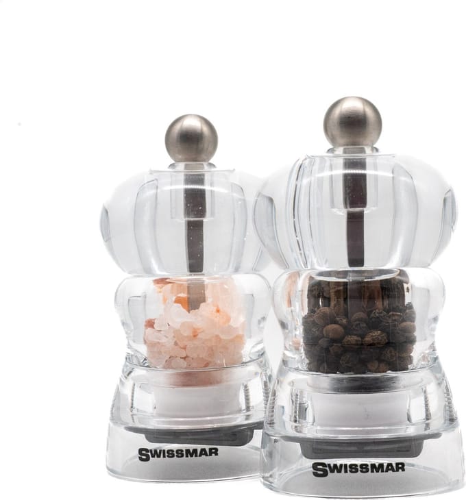 SWISSMAR - Alice Peper en zoutmolen set 10 cm Acryl