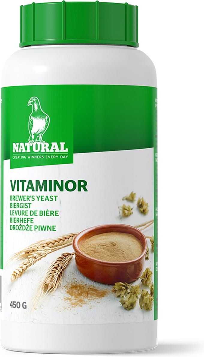 Natural Vitaminor – Biergist – Voedingssupplement Voor Duiven – 450gr