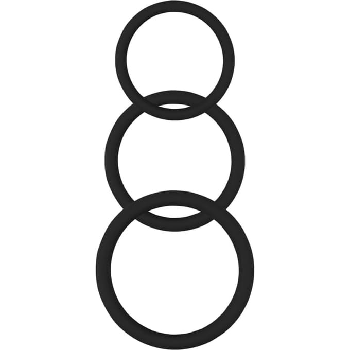 Get Lock - Magnum Force Cockringen Set - 3 stuks - Zwart