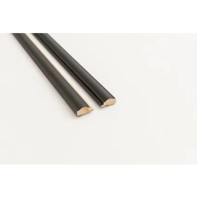Maestro Latt Wave Afwerkprofielset - Matte Black - 277cm - 51x14mm