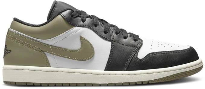 Jordan 1 Low Black Toe Medium Olive