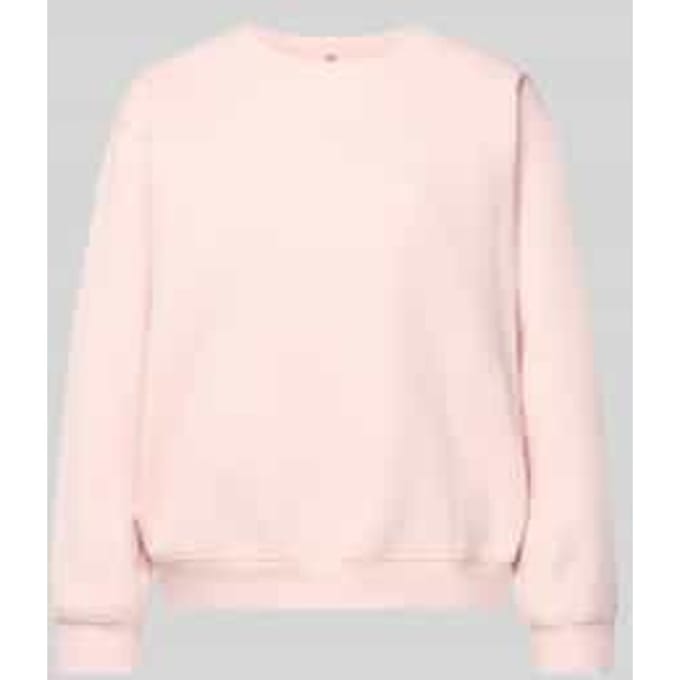 Sweatshirt met geribde boorden