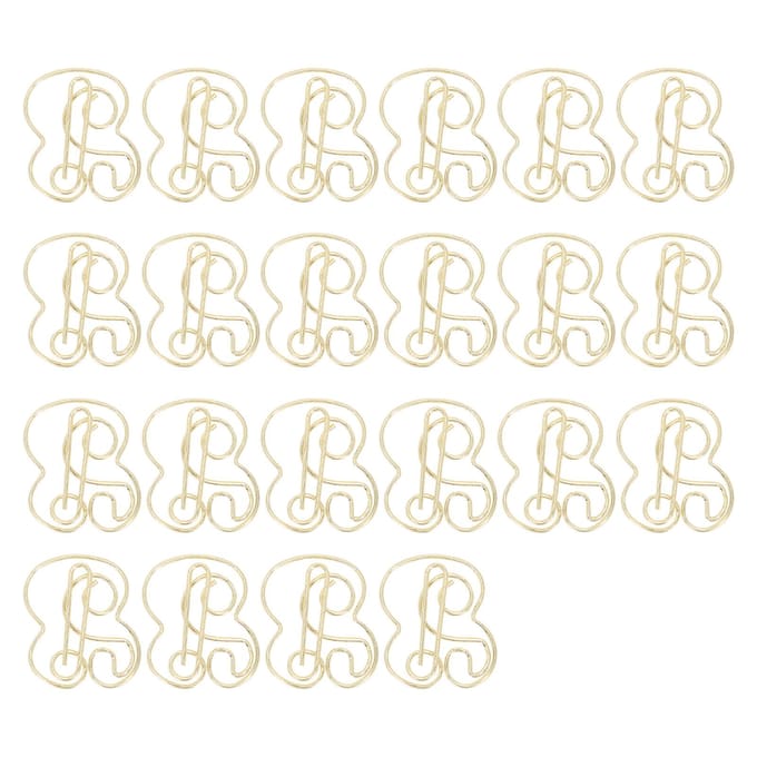 22 Stuks Wolkje Paperclip Decoratieve Leuke Clip Documenten Organiseren Kantooraccessoires beige