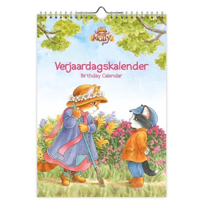 Franciens Katten A4 Verjaardagskalender Mollie
