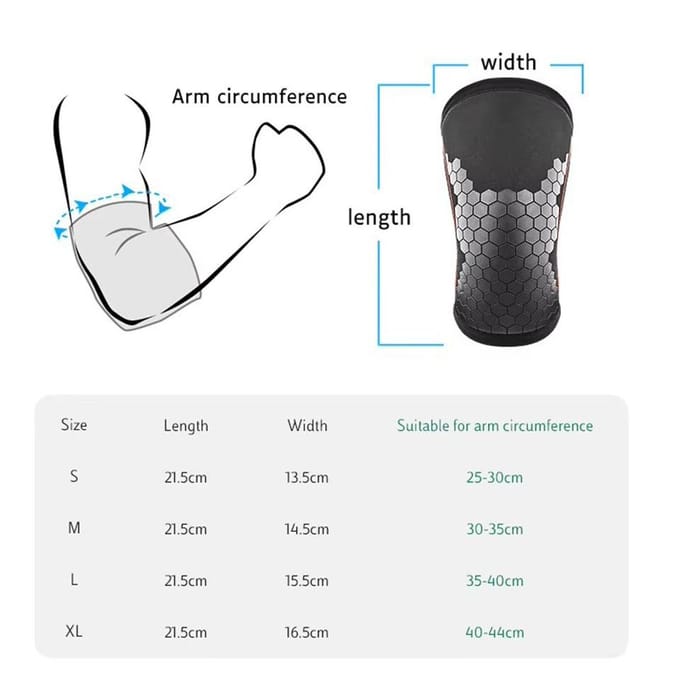 Aolikes 7mm Elleboogbeschermers 1 Paar Hoge Prestaties Ondersteuning voor Gewichtheffen Powerlifting Training S zwart
