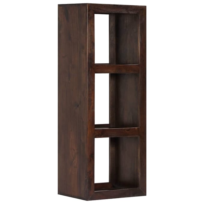 vidaXL Wandkast 40x30x110 cm massief acaciahout