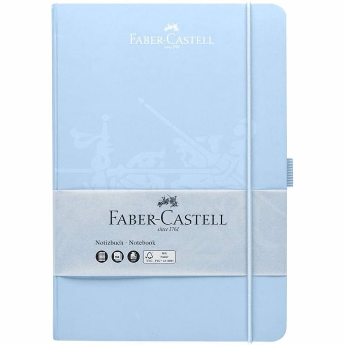 Faber-Castell 10244358, Afbeelding, Blauw, A5, 194 vel, Hardcover, Universeel