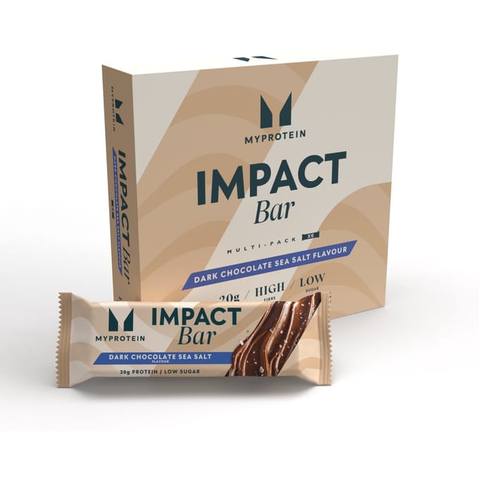 Impact Protein Bar - 6 x 64g - Pure Chocolade Zeezout