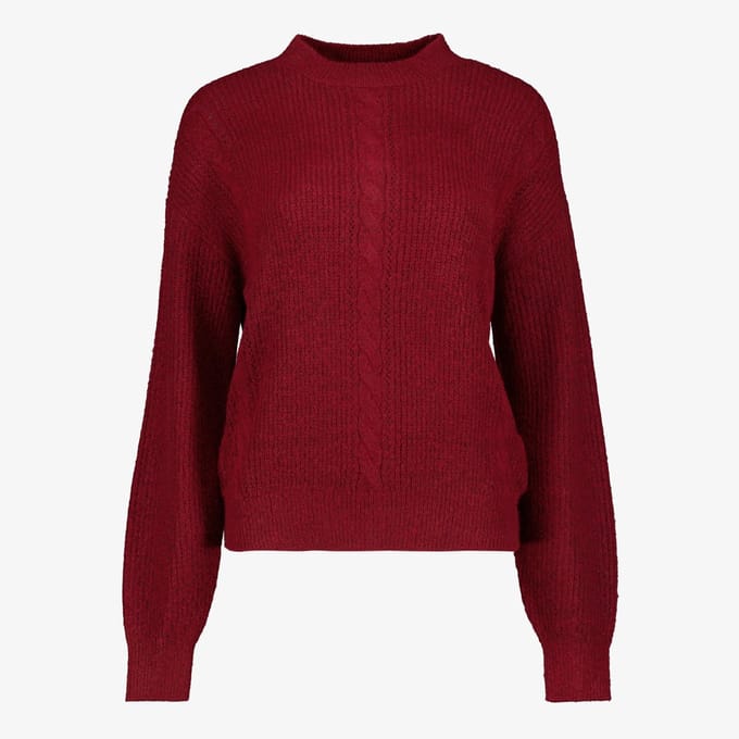 TwoDay dames trui bordeaux rood - Maat 3XL