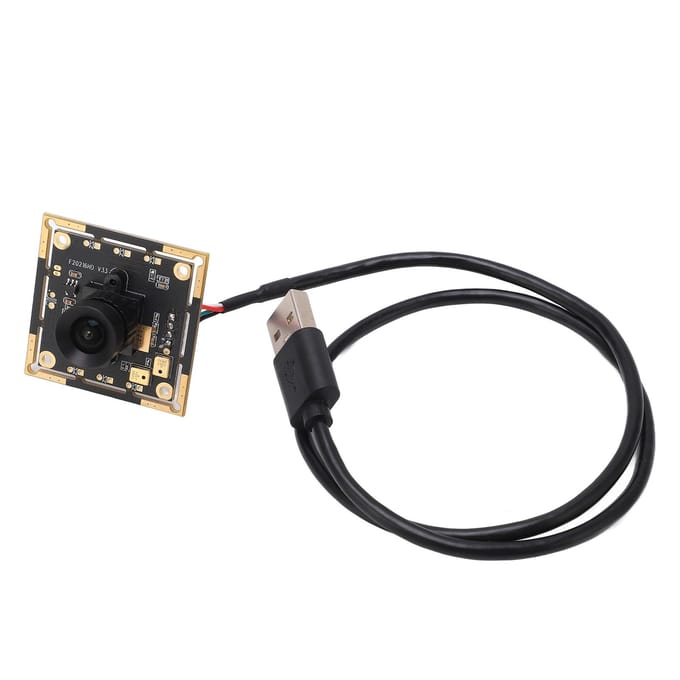 2MP Cameramodule Zwart Automatische Detectie Vervormingsvrij Lichtherkenning voor PC Industrieel black