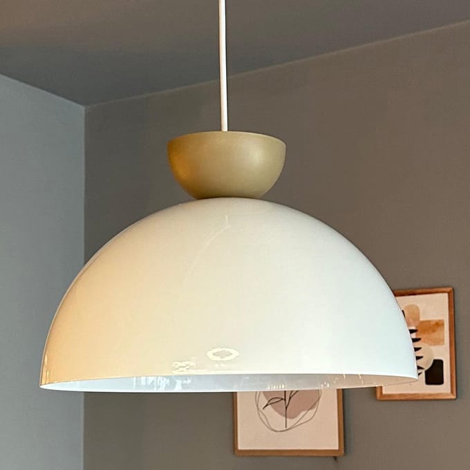 Bamyum Yimpi Hanglamp Industrieel Metaal Ø30 cm, Vintage Hanglamp, E27 Pendellamp