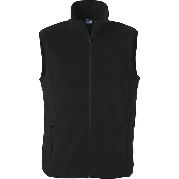 Clique Polar Fleece Bodywarmer Basic - Zwart - Maat M