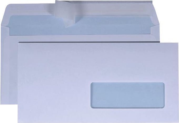 Vensterenvelop C5/6 VR ZK Wit