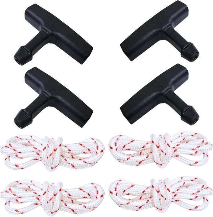 4 Sets Starter Handle Rope Kits met 4.5mm Diameter en 1m Trekkoorden voor STIHL TS400 TS410 TS420