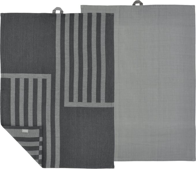 Södahl Reflection Theedoek 50 x 70 cm 2 stuks Ash