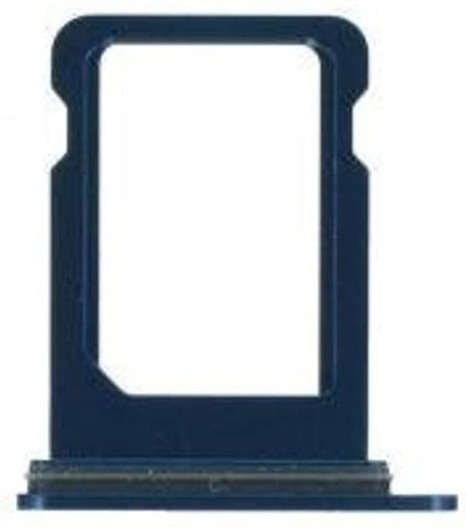 iPhone 12 Simkaart Houder Blauw / Sim card tray Blue
