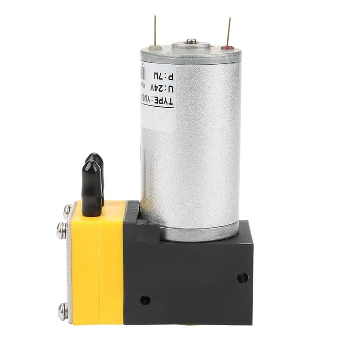 24V 0.41Lmin Miniatuur Membraanpomp Vacuümpomp Voor LuchtVloeistof