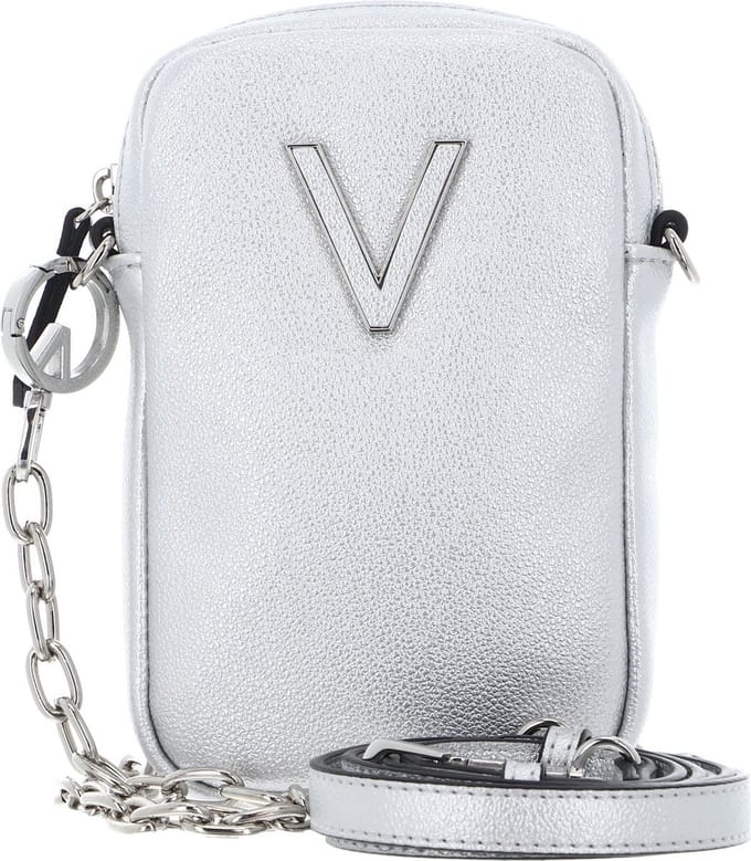 VALENTINO Telefoontasje Queens Mobile Phone Case Argento Zilverkleurig
