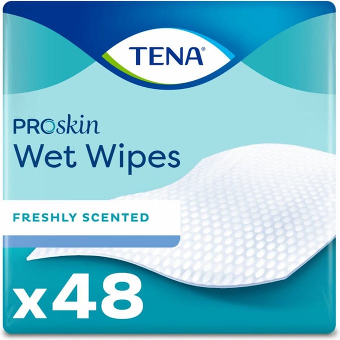 Tena Proskin WetWipes - 48st