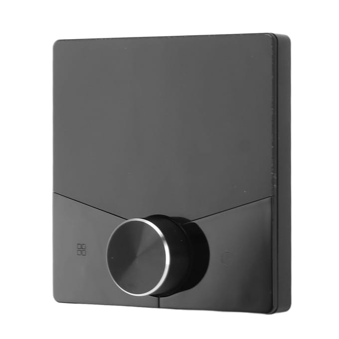 Thermostat Intelligent Écran Couleur Tactile Thermostat Numérique de Chauffage au Sol pour Maison Vapeur black