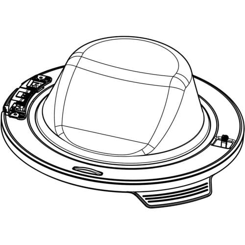AEG deur, gesoldeerd, wit, G60,Ø490 140155141405