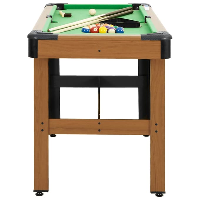 vidaXL - Biljarttafel - 4 - feet - 122x61x76 - cm - bruin