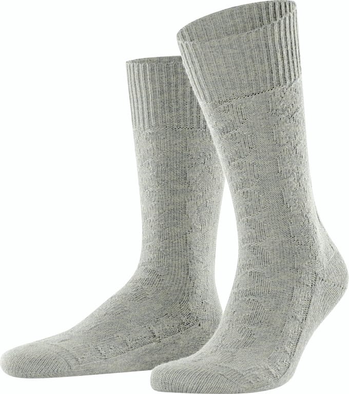 Esprit Cable Boot Heren Sokken - Grijs - Maat 43-46
