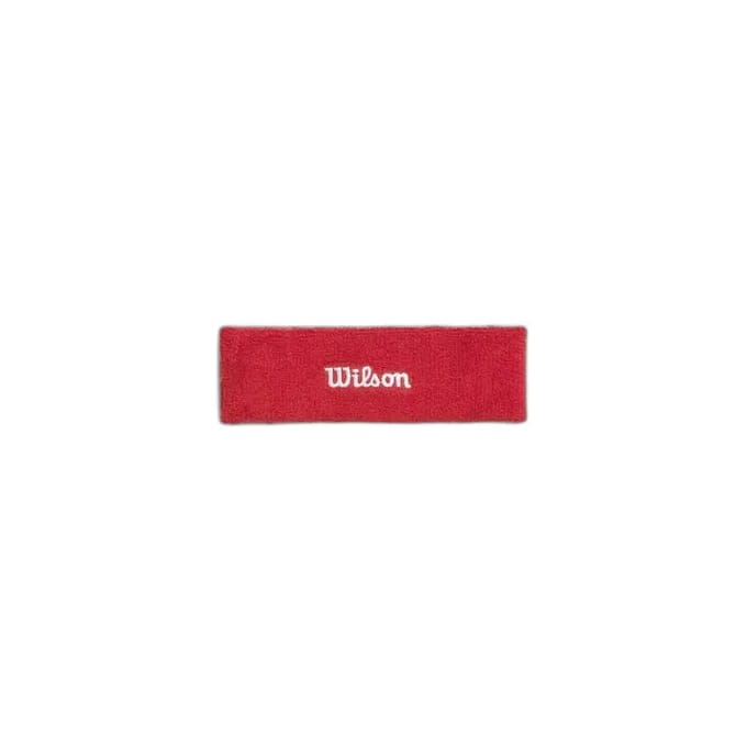 Wilson W Hoofdband Rood Man,Vrouw