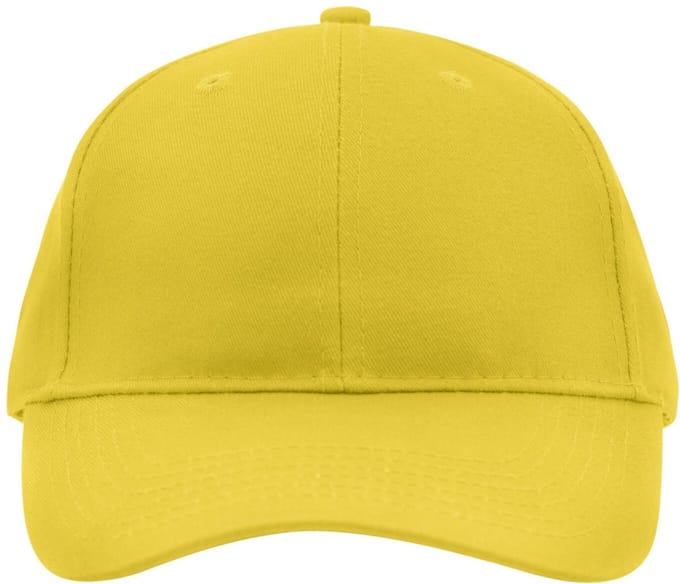 Myrtle Beach Baseball cap - geel - 6-panel - volwassenen - casual / sport pet