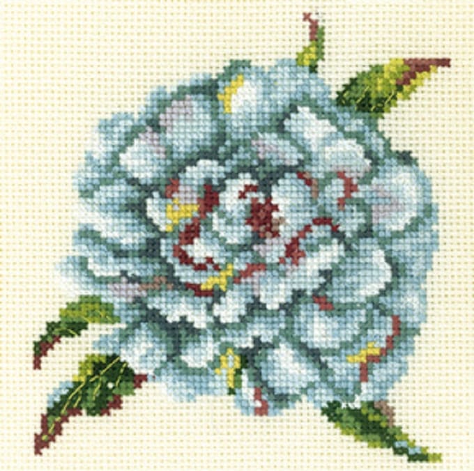 Borduurpakket - Peony White
