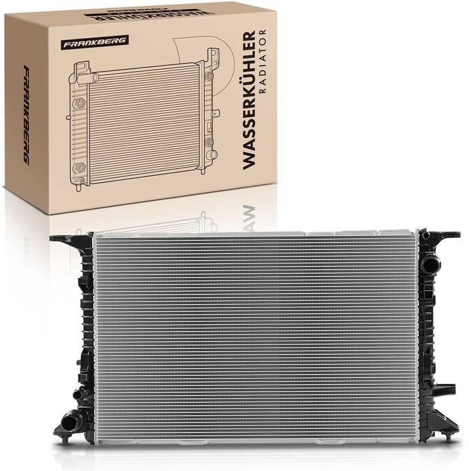 Frankberg 1x radiator waterkoeler motorkoeler voor Audi