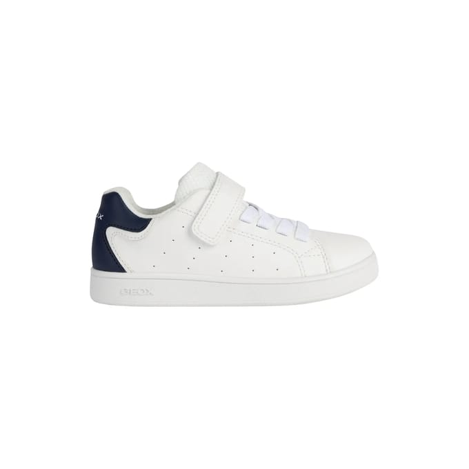 GEOX ECLYPER TIENERS Sneakers - WIT/NAVY BLAUW - Maat 30