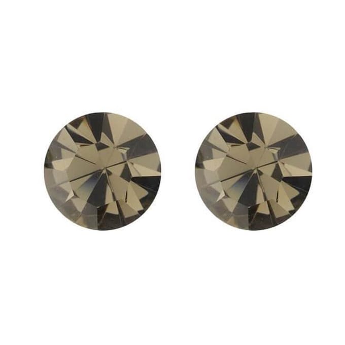 Biba Oorbellen met Swarovski Steentje Bl. Diamond