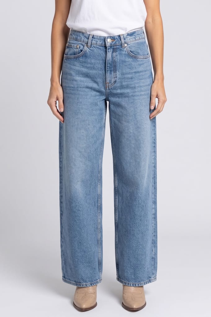 ARKET Cloud Wide Rigid Blue Taglia: W33 | Pantaloni Outlet | Donna | Blu