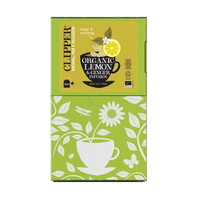 Clipper Tea - Organic Wild Lemon & Ginger - 250 zakjes