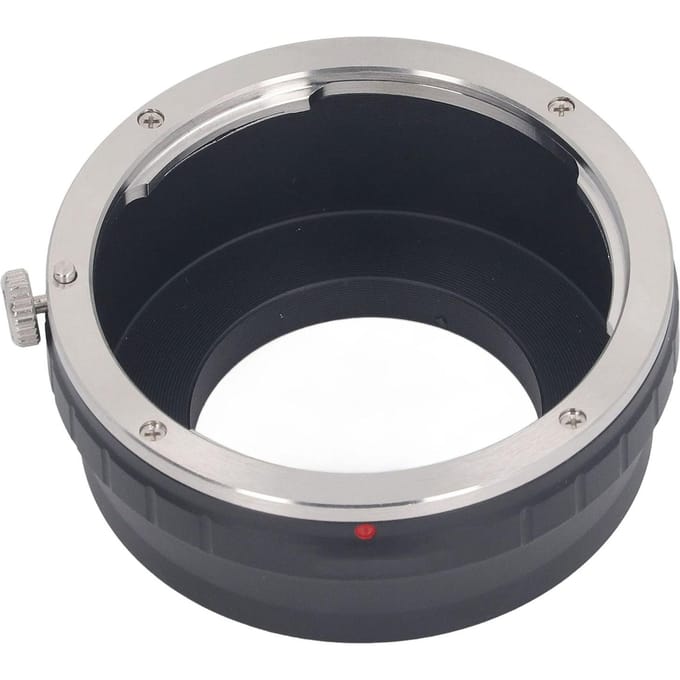 Lensvattingadapter voor EF-vatting lens naar voor M43-vatting camera's Met lensachterdeksel voor Lumix voor black