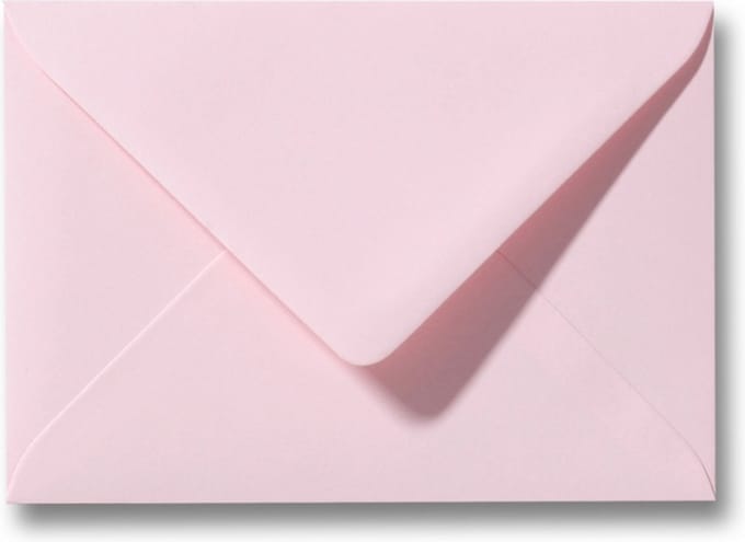 Envelop 11 x 15,6 Lichtroze, 100 stuks