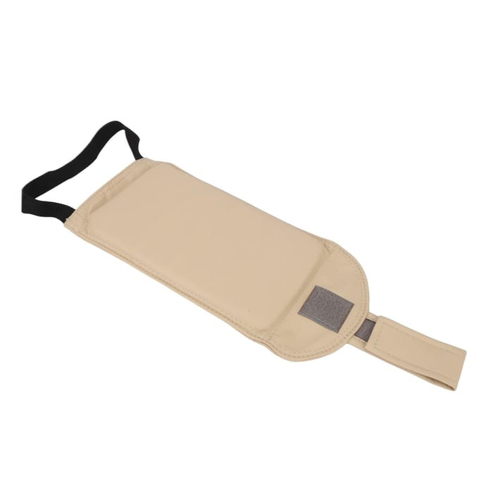 Hangende Armsteun Waterdicht Dubbelgestikte Rand Verstelbare Armleuning Hangende Massage Tafel Accessoires beige