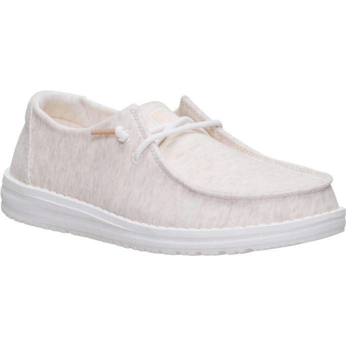 HEYDUDE Wendy Stretch Jersey Textiel Dames Oatmeal Loafers