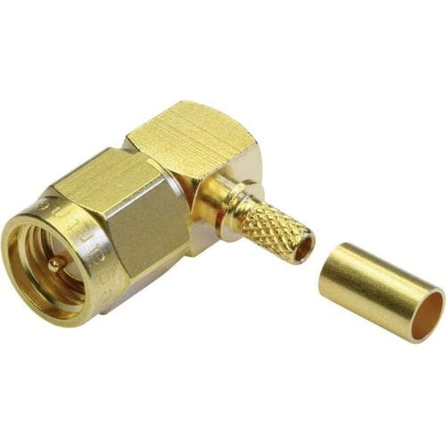 Telegärtner 100027634 100027634 SMA-connector Stekker, haaks 50 Ω 1 stuk(s)