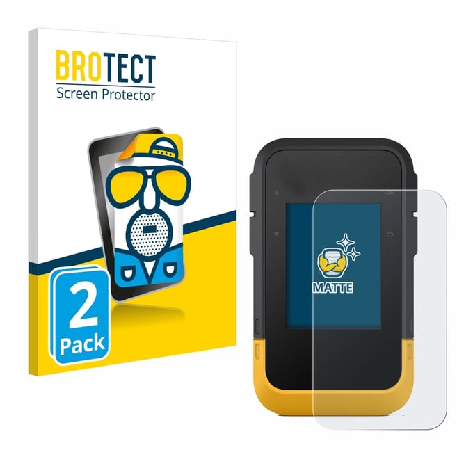 BROTECT - Screenprotector voor Garmin eTrex SE - Folie Beschermfolie matte 2 Stuks